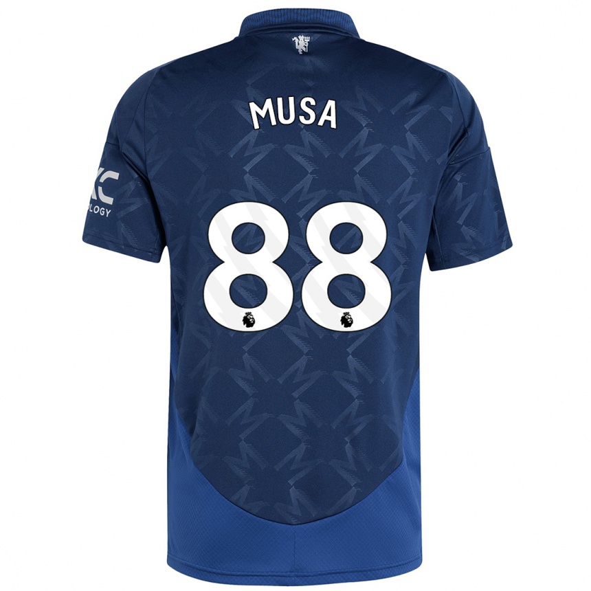 Niño Fútbol Camiseta Victor Musa #88 Índigo 2ª Equipación 2024/25 Argentina