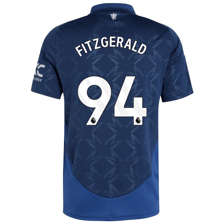 Niño Fútbol Camiseta Jayce Fitzgerald #94 Índigo 2ª Equipación 2024/25 Argentina