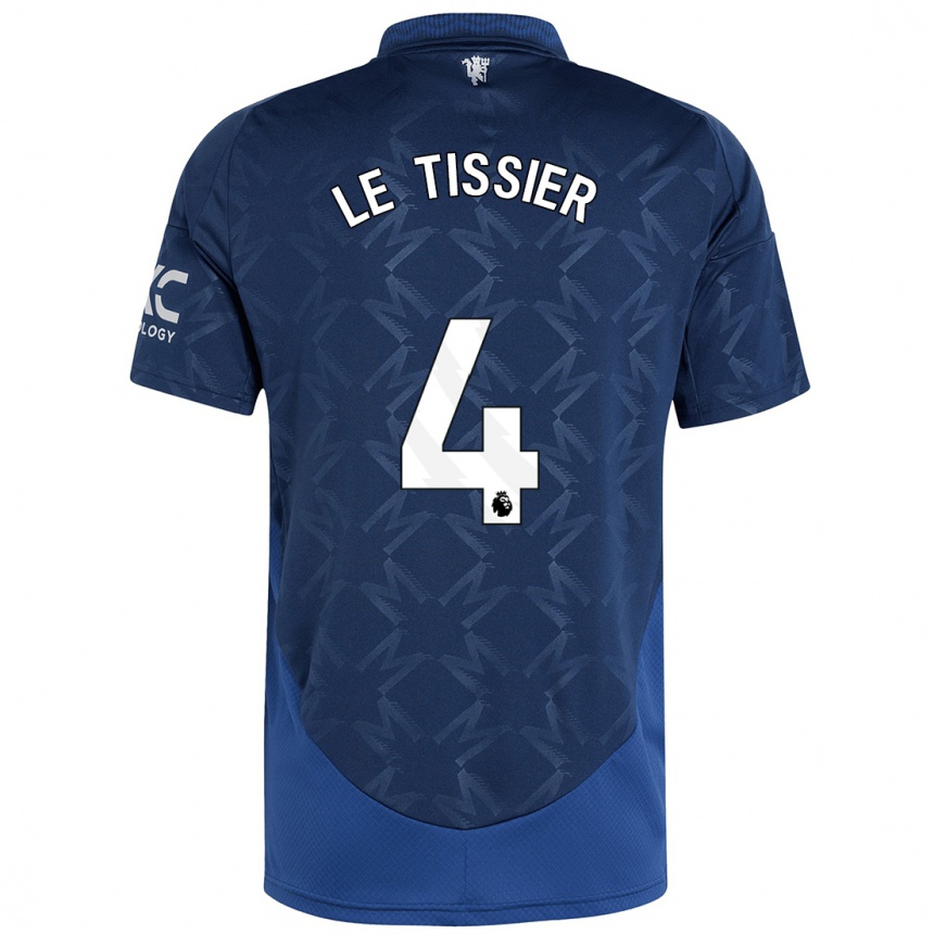 Niño Fútbol Camiseta Maya Le Tissier #4 Índigo 2ª Equipación 2024/25 Argentina