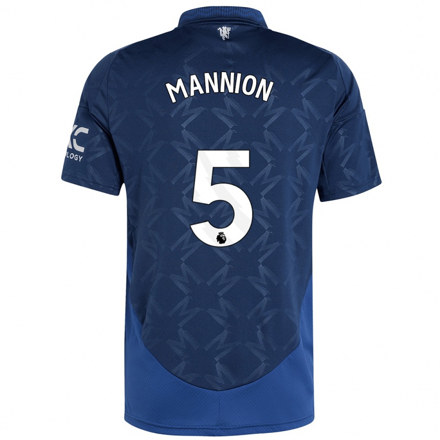 Niño Fútbol Camiseta Aoife Mannion #5 Índigo 2ª Equipación 2024/25 Argentina