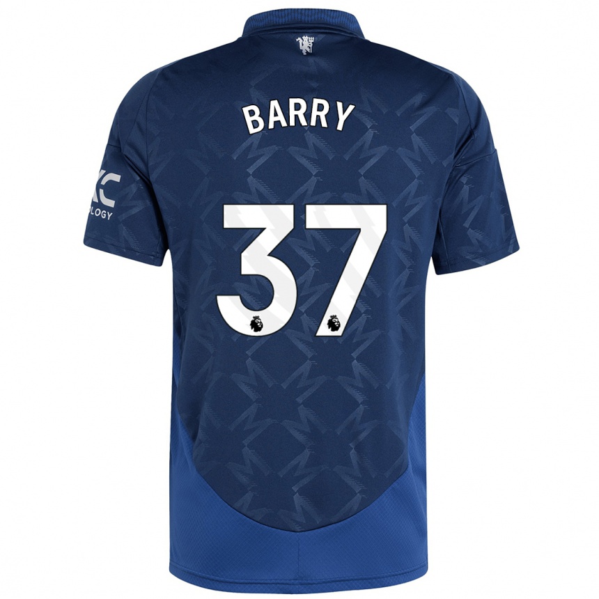 Niño Fútbol Camiseta Keira Barry #37 Índigo 2ª Equipación 2024/25 Argentina