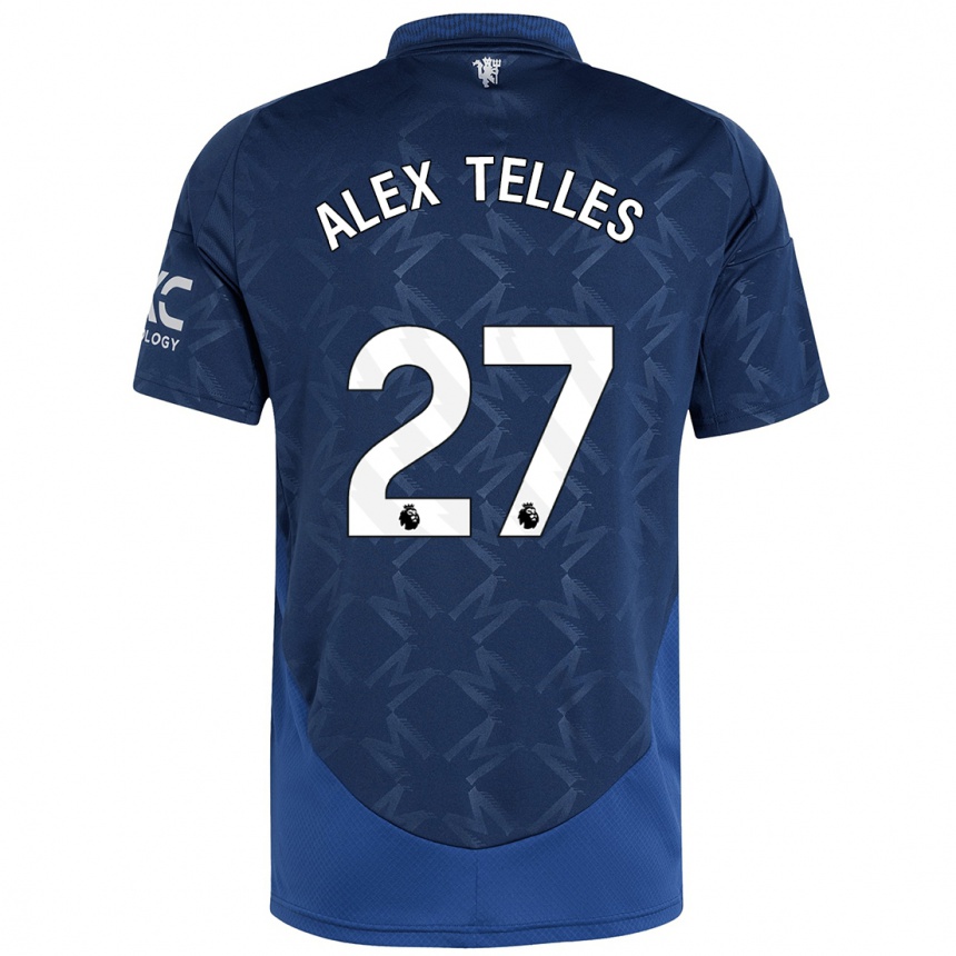 Niño Fútbol Camiseta Alex Nicolao Telles #27 Índigo 2ª Equipación 2024/25 Argentina