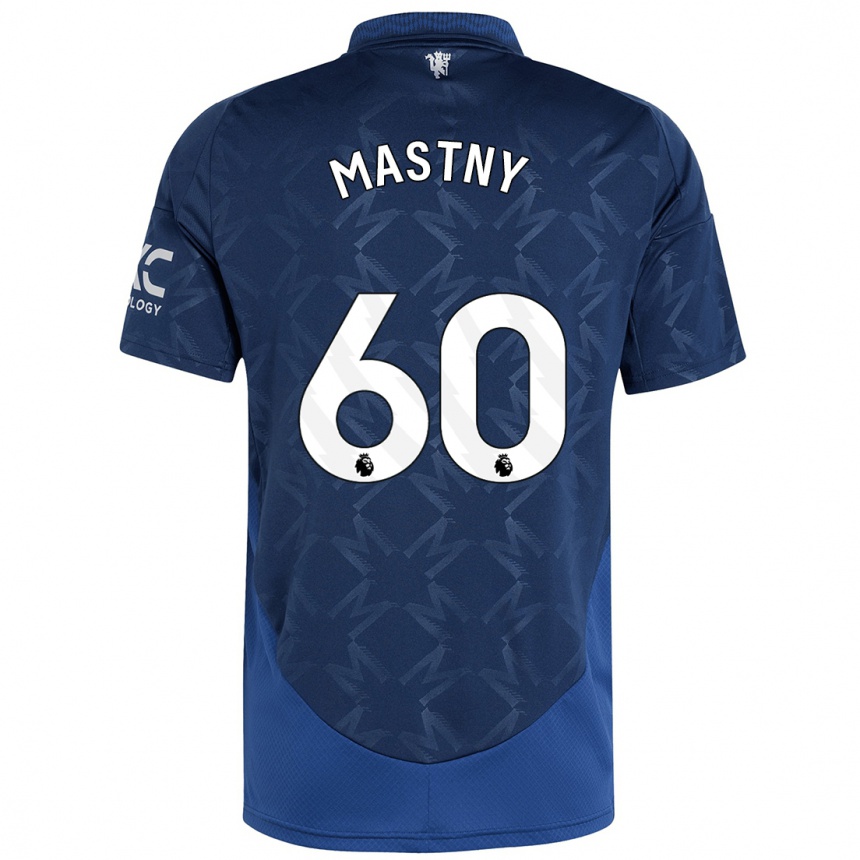 Niño Fútbol Camiseta Ondrej Mastny #60 Índigo 2ª Equipación 2024/25 Argentina