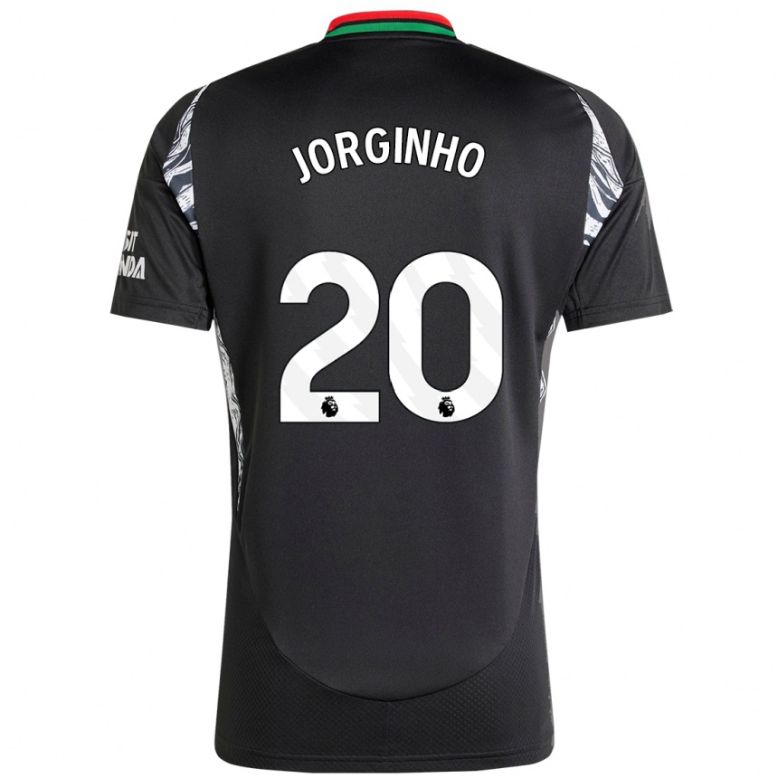 Niño Fútbol Camiseta Jorginho #20 Negro 2ª Equipación 2024/25 Argentina