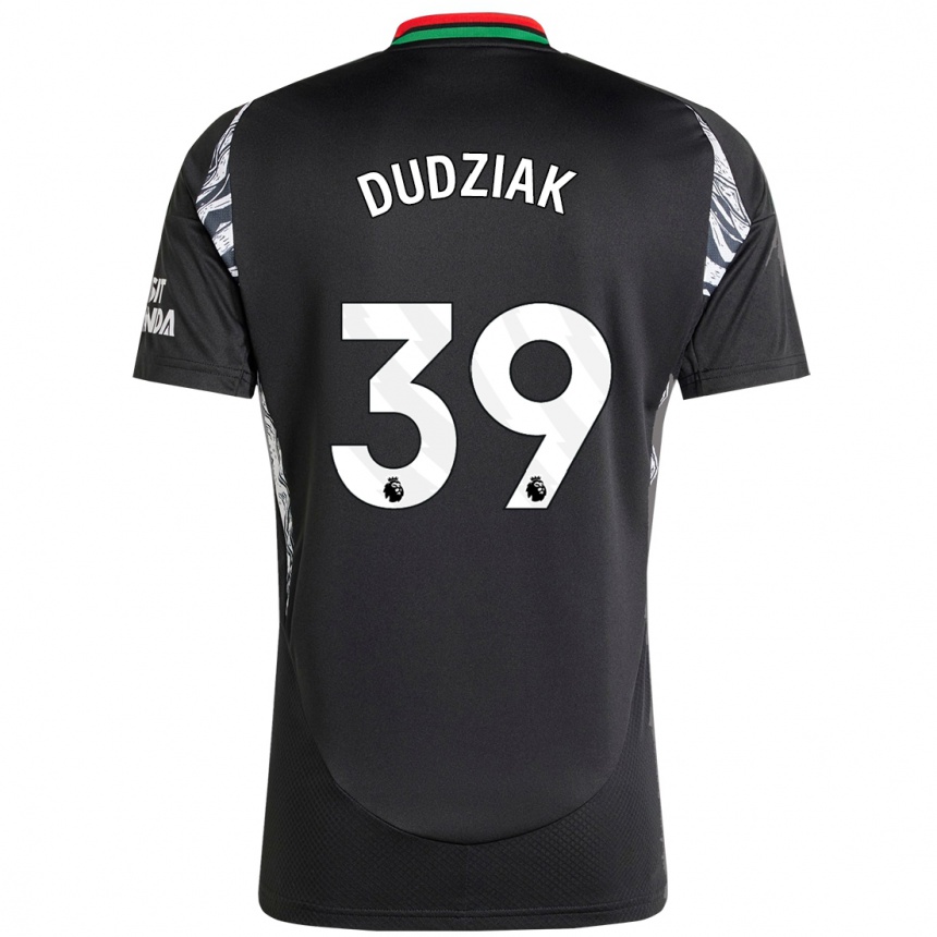 Niño Fútbol Camiseta Harrison Dudziak #39 Negro 2ª Equipación 2024/25 Argentina