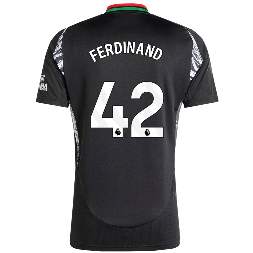 Niño Fútbol Camiseta Seb Ferdinand #42 Negro 2ª Equipación 2024/25 Argentina