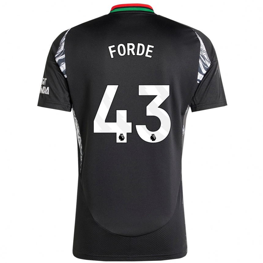 Niño Fútbol Camiseta Romari Forde #43 Negro 2ª Equipación 2024/25 Argentina