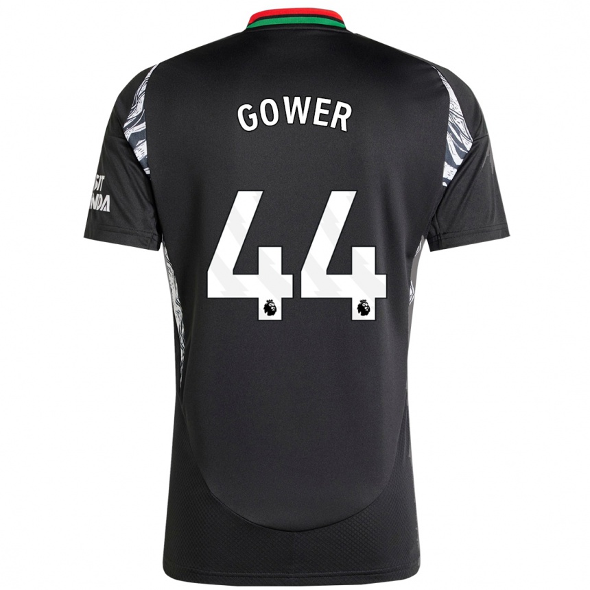 Niño Fútbol Camiseta Jimi Gower #44 Negro 2ª Equipación 2024/25 Argentina