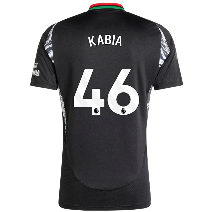 Niño Fútbol Camiseta Ismeal Kabia #46 Negro 2ª Equipación 2024/25 Argentina