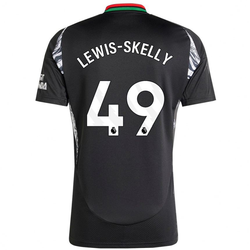 Niño Fútbol Camiseta Myles Lewis-Skelly #49 Negro 2ª Equipación 2024/25 Argentina