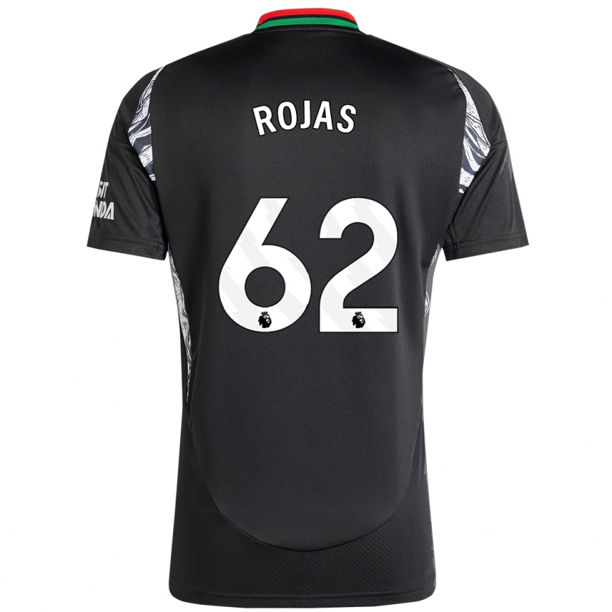 Niño Fútbol Camiseta Alexei Rojas #62 Negro 2ª Equipación 2024/25 Argentina