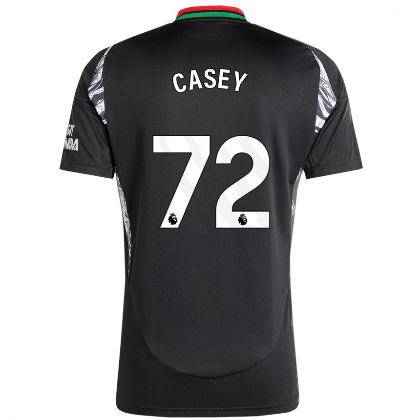 Niño Fútbol Camiseta Dan Casey #72 Negro 2ª Equipación 2024/25 Argentina