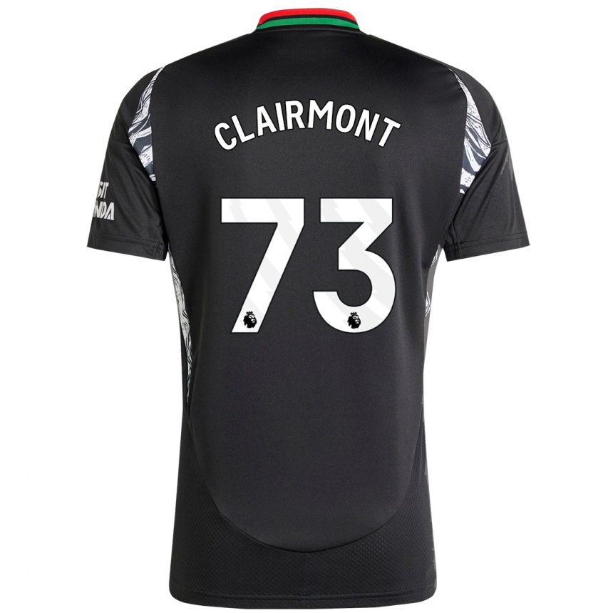 Niño Fútbol Camiseta Reece Clairmont #73 Negro 2ª Equipación 2024/25 Argentina