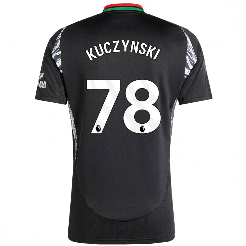 Niño Fútbol Camiseta Max Kuczynski #78 Negro 2ª Equipación 2024/25 Argentina