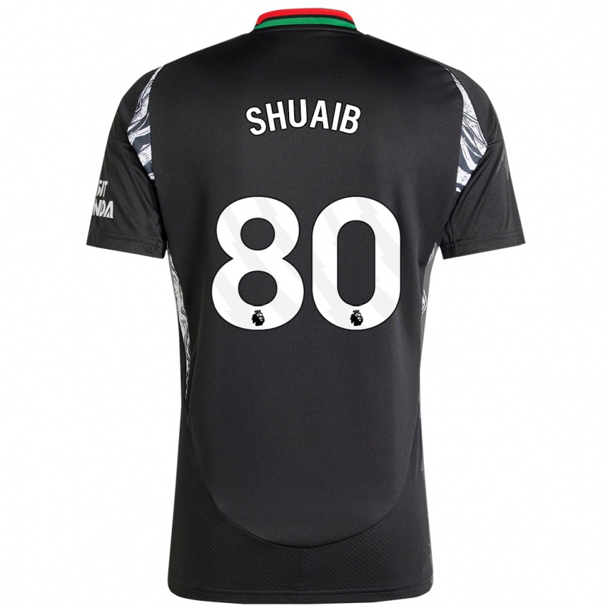 Niño Fútbol Camiseta Zac Shuaib #80 Negro 2ª Equipación 2024/25 Argentina