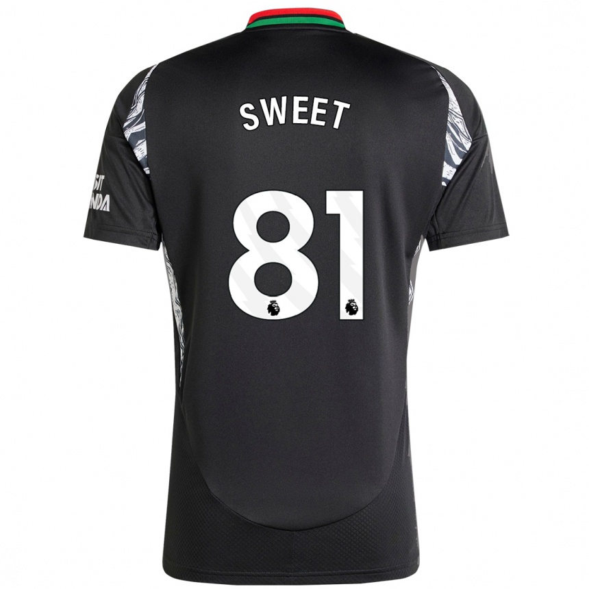 Niño Fútbol Camiseta Will Sweet #81 Negro 2ª Equipación 2024/25 Argentina