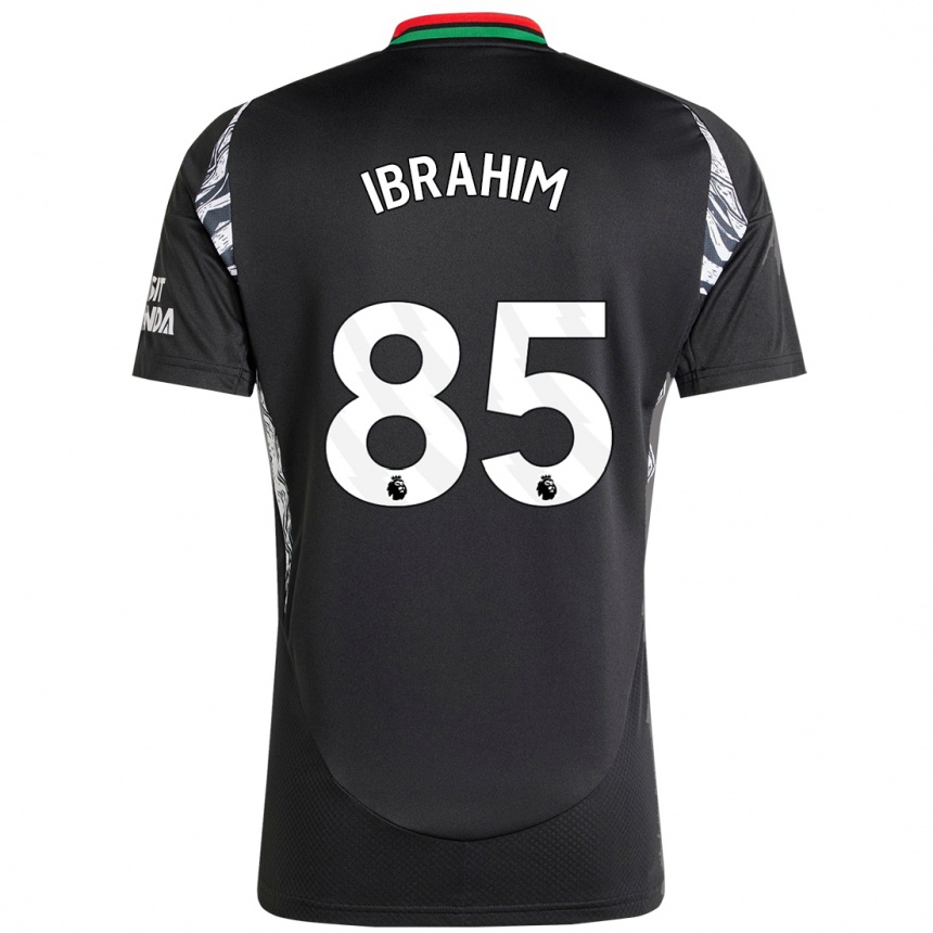 Niño Fútbol Camiseta Ife Ibrahim #85 Negro 2ª Equipación 2024/25 Argentina