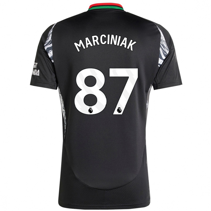 Niño Fútbol Camiseta Alex Marciniak #87 Negro 2ª Equipación 2024/25 Argentina