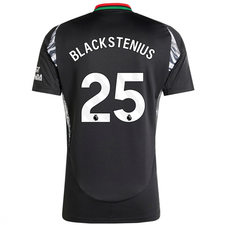 Niño Fútbol Camiseta Stina Blackstenius #25 Negro 2ª Equipación 2024/25 Argentina