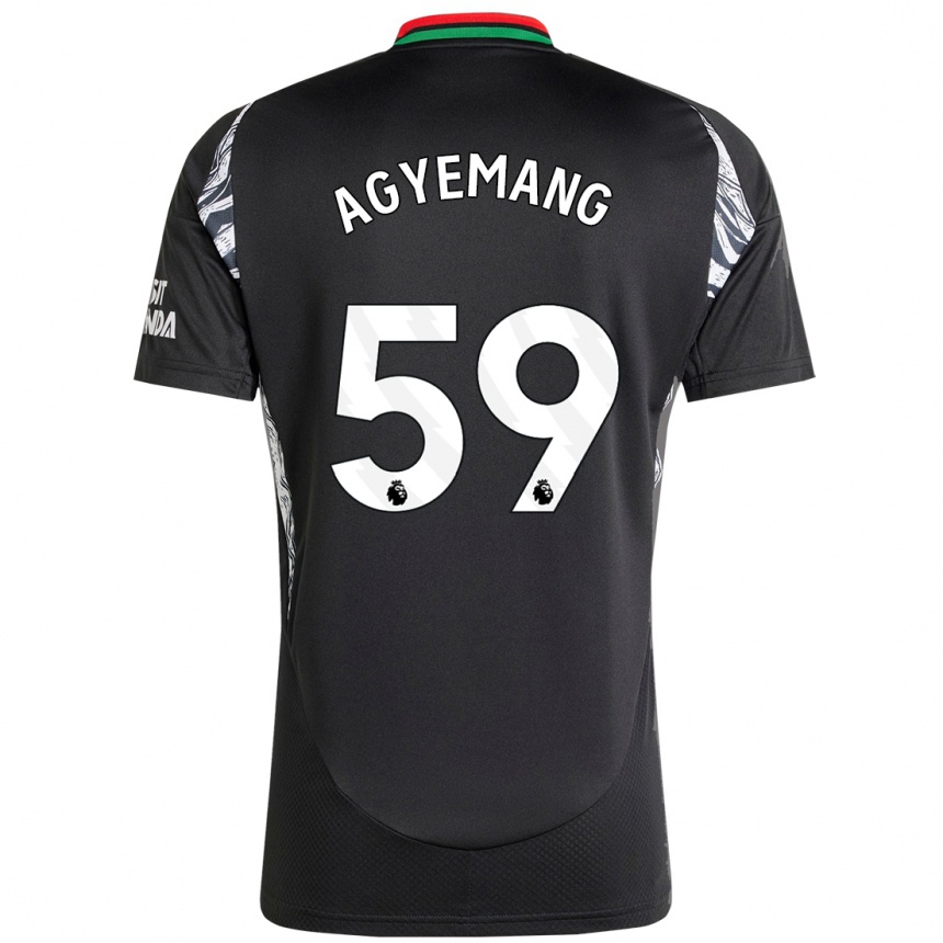 Niño Fútbol Camiseta Michelle Agyemang #59 Negro 2ª Equipación 2024/25 Argentina