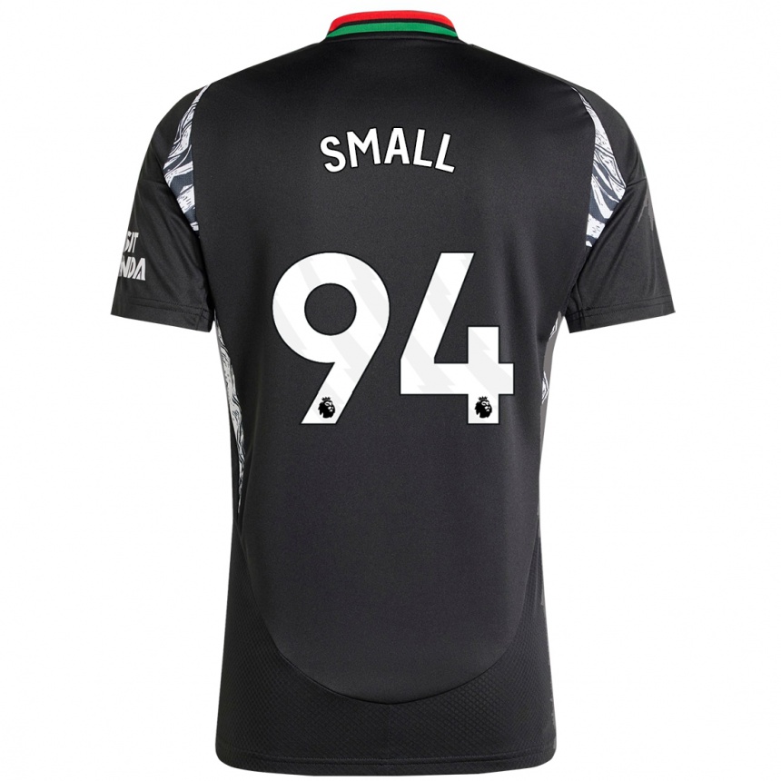 Niño Fútbol Camiseta Coby Small #94 Negro 2ª Equipación 2024/25 Argentina