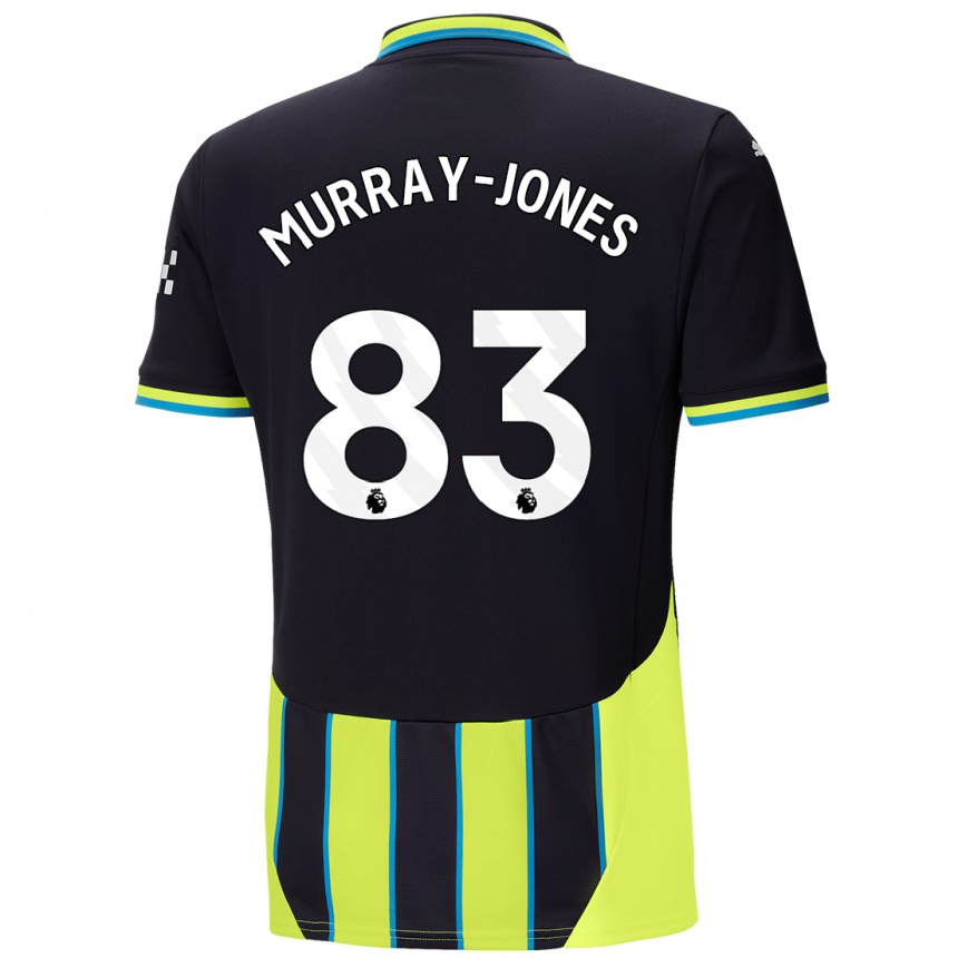 Niño Fútbol Camiseta George Murray-Jones #83 Azul Amarillo 2ª Equipación 2024/25 Argentina