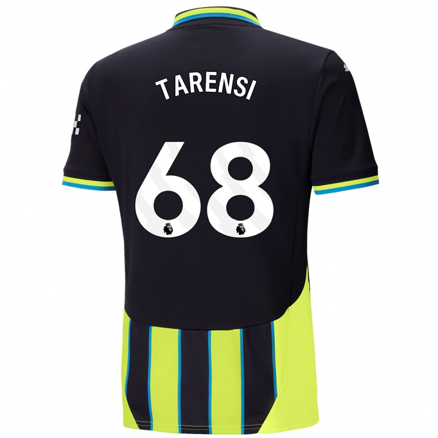 Niño Fútbol Camiseta Oscar Tarensi #68 Azul Amarillo 2ª Equipación 2024/25 Argentina