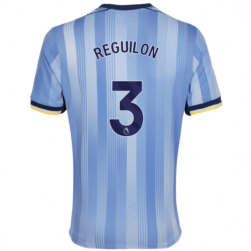 Niño Fútbol Camiseta Sergio Reguilon #3 Azul Claro 2ª Equipación 2024/25 Argentina