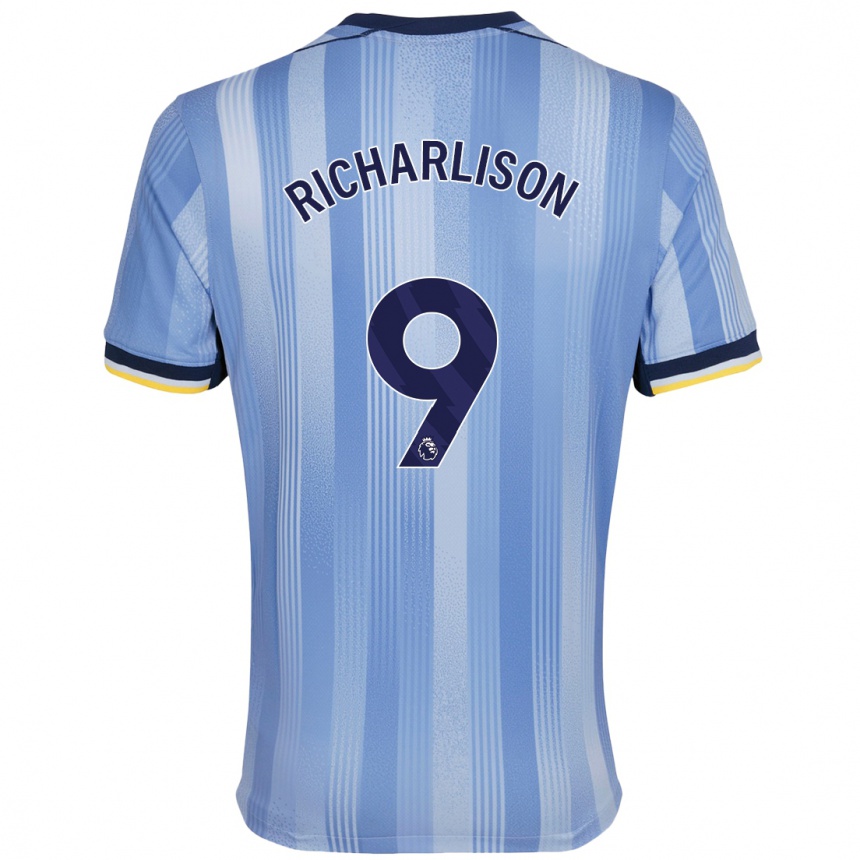 Niño Fútbol Camiseta Richarlison #9 Azul Claro 2ª Equipación 2024/25 Argentina