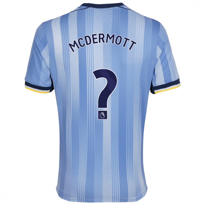 Niño Fútbol Camiseta Pele Arganese-Mcdermott #0 Azul Claro 2ª Equipación 2024/25 Argentina