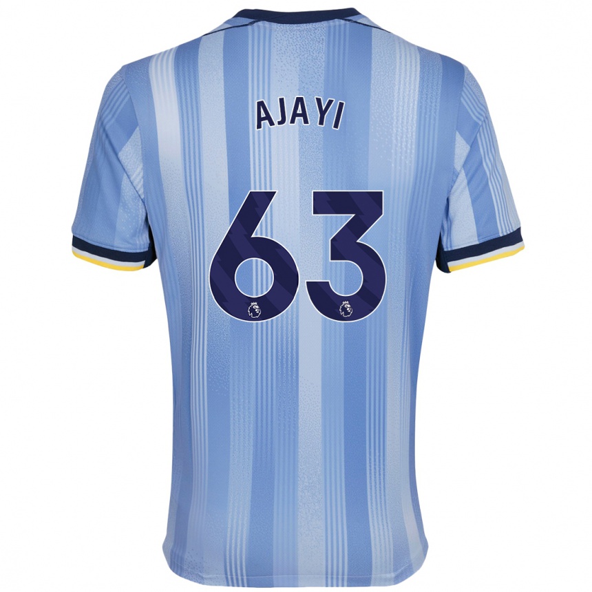 Niño Fútbol Camiseta Damola Ajayi #63 Azul Claro 2ª Equipación 2024/25 Argentina