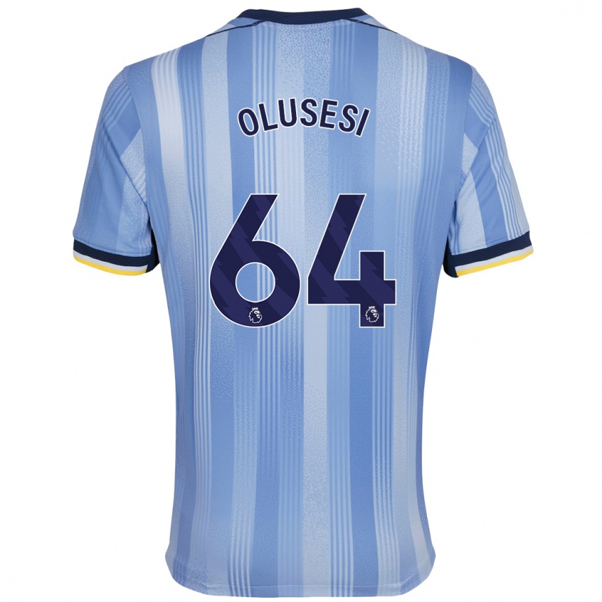 Niño Fútbol Camiseta Callum Olusesi #64 Azul Claro 2ª Equipación 2024/25 Argentina