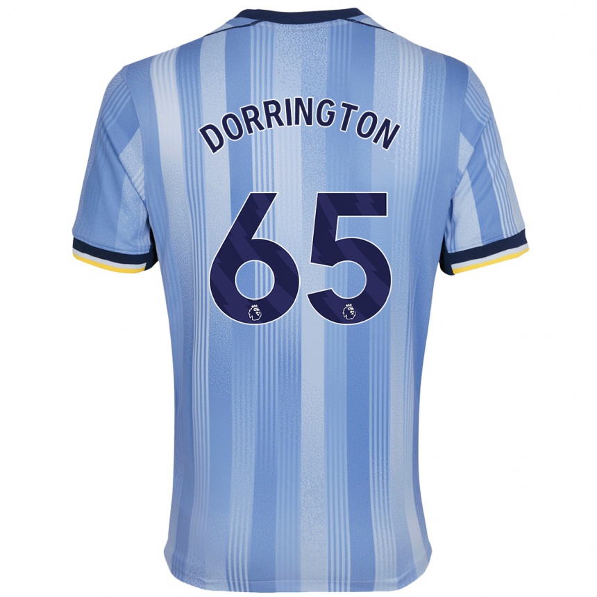 Niño Fútbol Camiseta Alfie Dorrington #65 Azul Claro 2ª Equipación 2024/25 Argentina