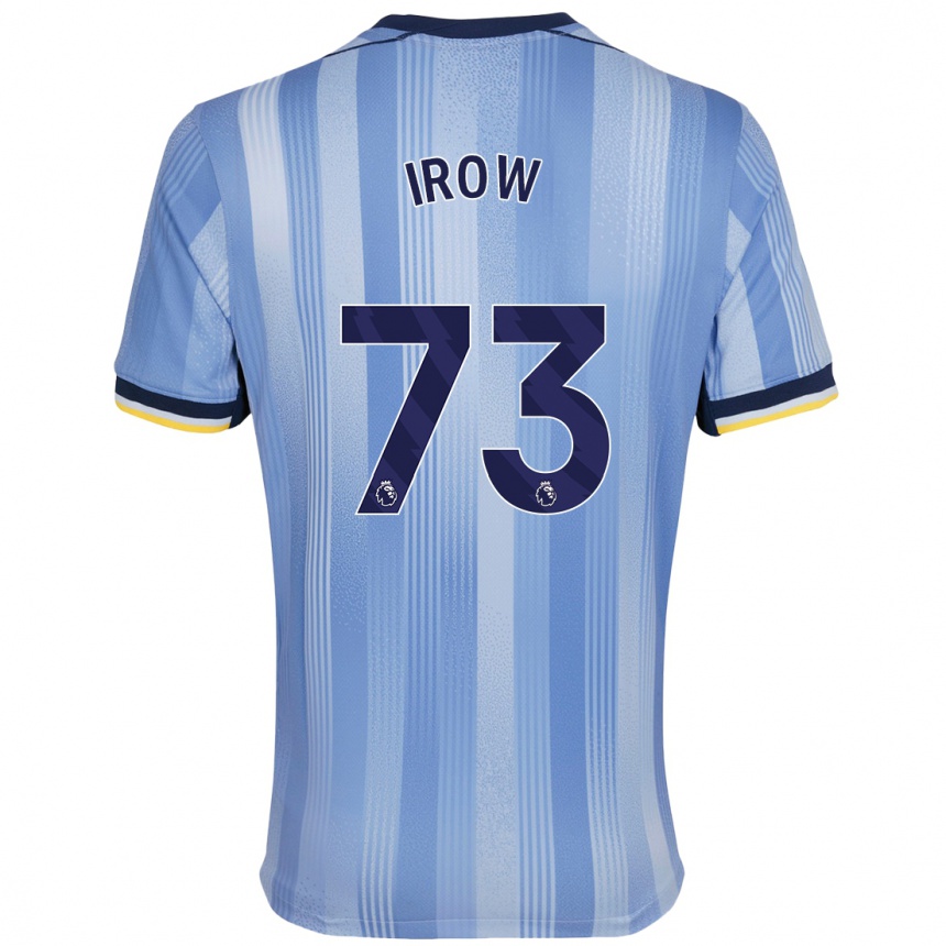 Niño Fútbol Camiseta Oliver Irow #73 Azul Claro 2ª Equipación 2024/25 Argentina