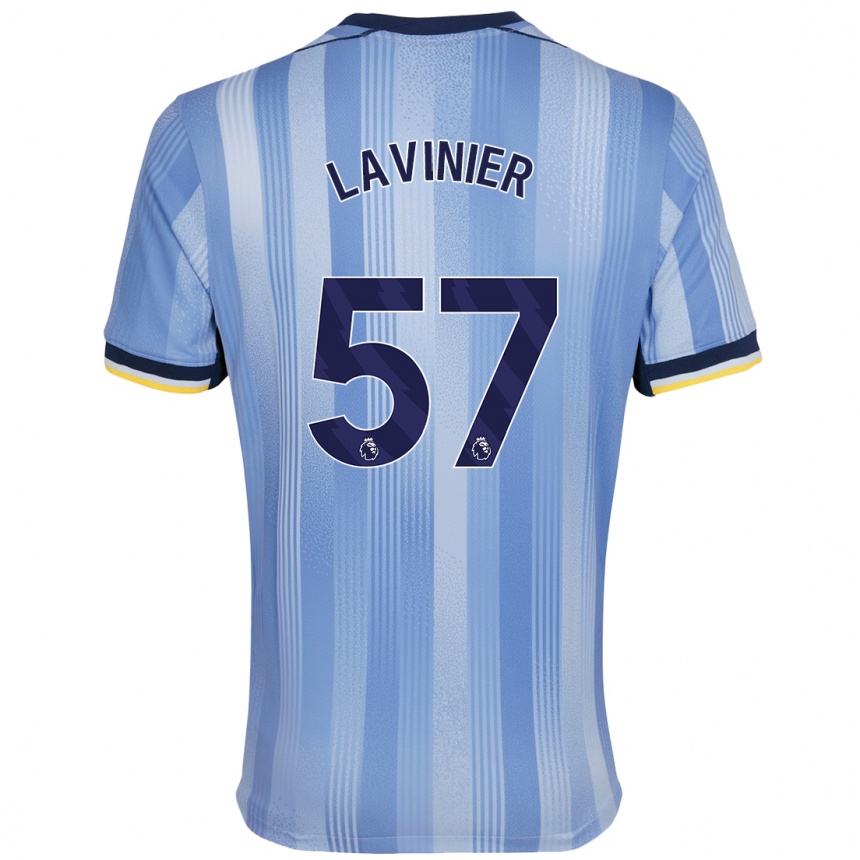 Niño Fútbol Camiseta Marcel Lavinier #57 Azul Claro 2ª Equipación 2024/25 Argentina