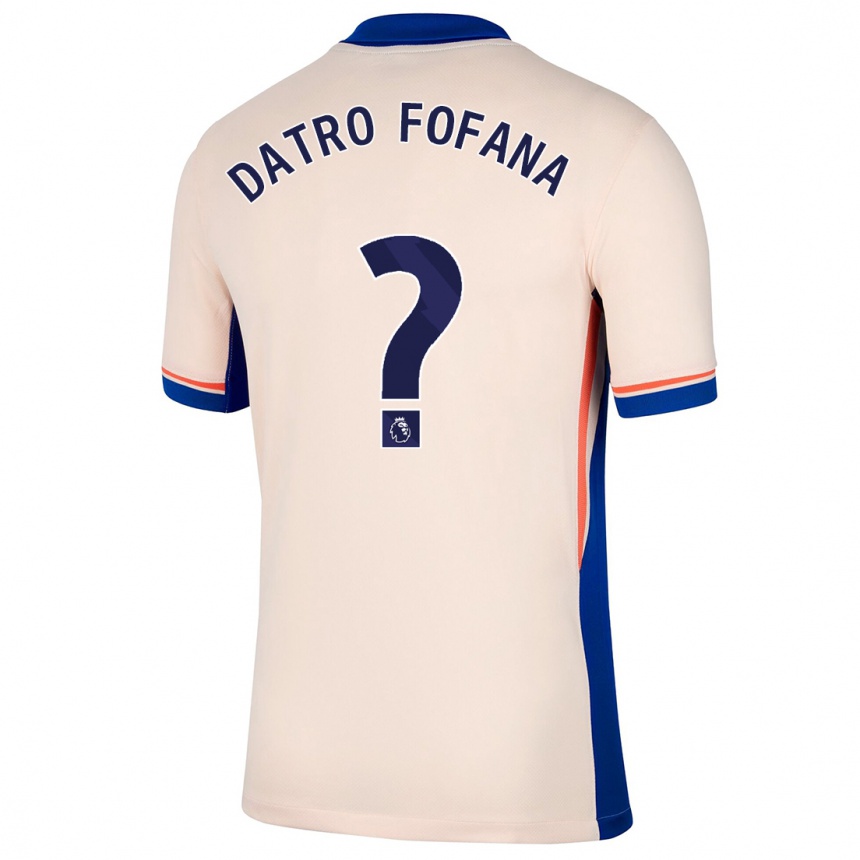 Niño Fútbol Camiseta David Datro Fofana #0 Beige Claro 2ª Equipación 2024/25 Argentina