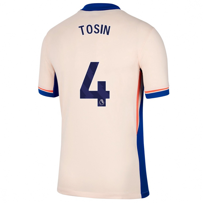 Niño Fútbol Camiseta Tosin Adarabioyo #4 Beige Claro 2ª Equipación 2024/25 Argentina