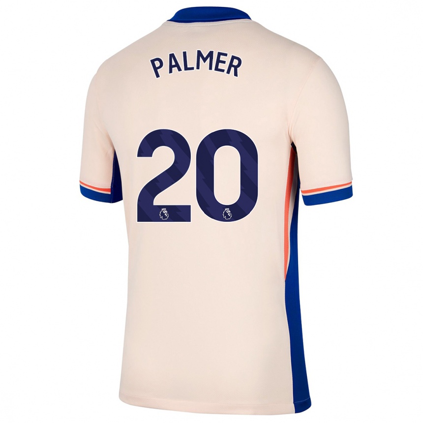 Niño Fútbol Camiseta Cole Palmer #20 Beige Claro 2ª Equipación 2024/25 Argentina