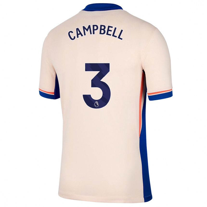 Niño Fútbol Camiseta Harrison Murray-Campbell #3 Beige Claro 2ª Equipación 2024/25 Argentina