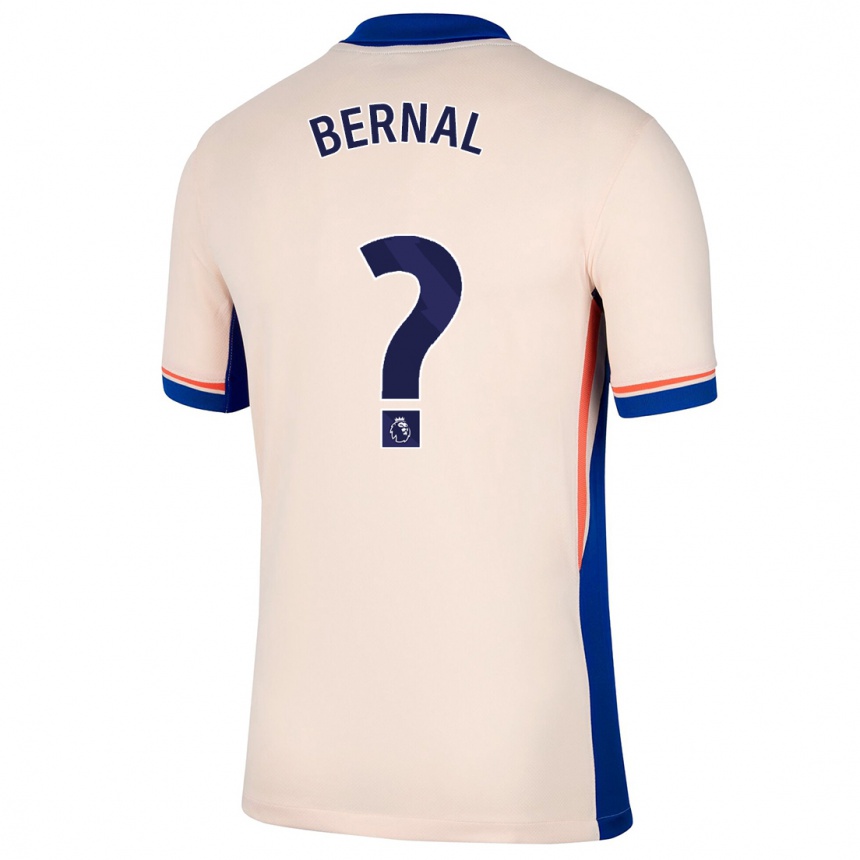 Niño Fútbol Camiseta Freddy Bernal #0 Beige Claro 2ª Equipación 2024/25 Argentina