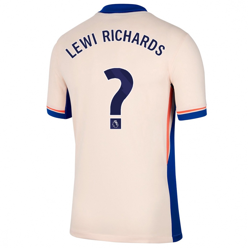 Niño Fútbol Camiseta Lewi Richards #0 Beige Claro 2ª Equipación 2024/25 Argentina