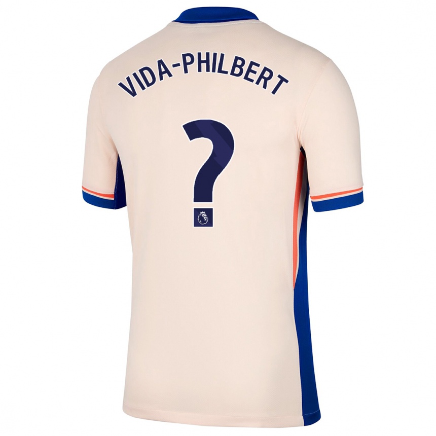 Niño Fútbol Camiseta Joel Vida-Philbert #0 Beige Claro 2ª Equipación 2024/25 Argentina