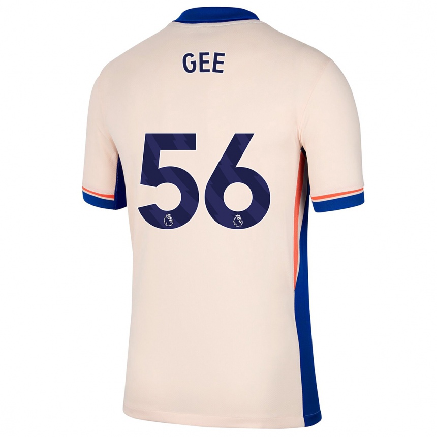 Niño Fútbol Camiseta Billy Gee #56 Beige Claro 2ª Equipación 2024/25 Argentina