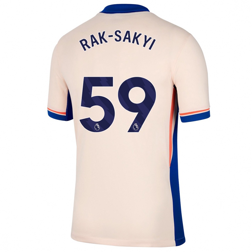 Niño Fútbol Camiseta Sam Rak-Sakyi #59 Beige Claro 2ª Equipación 2024/25 Argentina