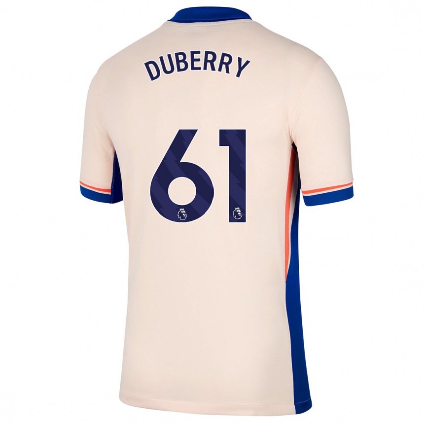 Niño Fútbol Camiseta Zain Silcott-Duberry #61 Beige Claro 2ª Equipación 2024/25 Argentina