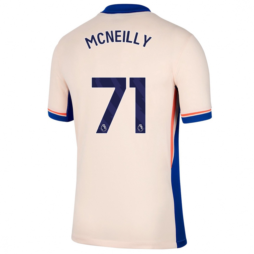 Niño Fútbol Camiseta Donnell Mcneilly #71 Beige Claro 2ª Equipación 2024/25 Argentina