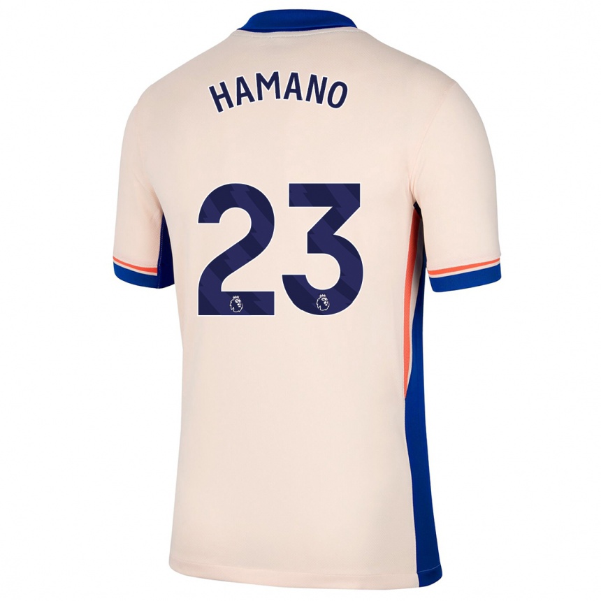 Niño Fútbol Camiseta Maika Hamano #23 Beige Claro 2ª Equipación 2024/25 Argentina