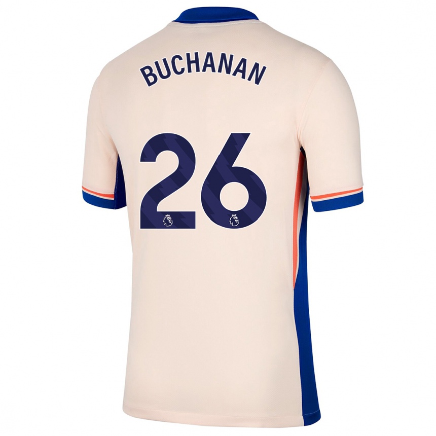 Niño Fútbol Camiseta Kadeisha Buchanan #26 Beige Claro 2ª Equipación 2024/25 Argentina