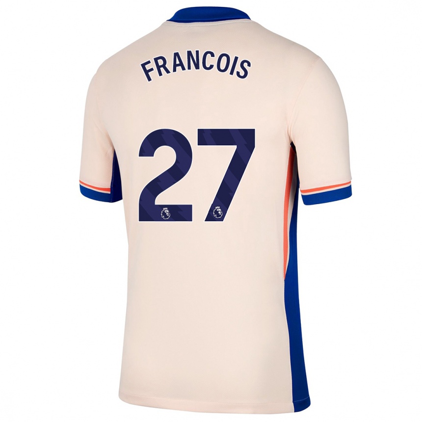 Niño Fútbol Camiseta Oriane Jean-François #27 Beige Claro 2ª Equipación 2024/25 Argentina