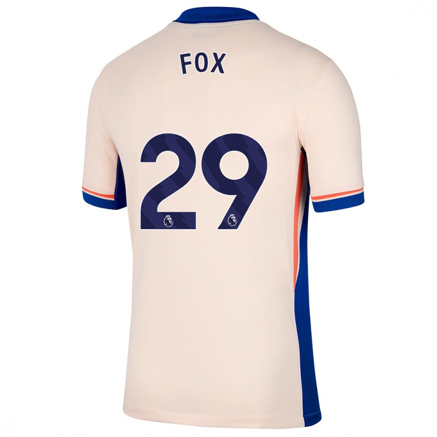 Niño Fútbol Camiseta Jorja Fox #29 Beige Claro 2ª Equipación 2024/25 Argentina